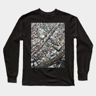 Tokyo Cityscape From Above Long Sleeve T-Shirt